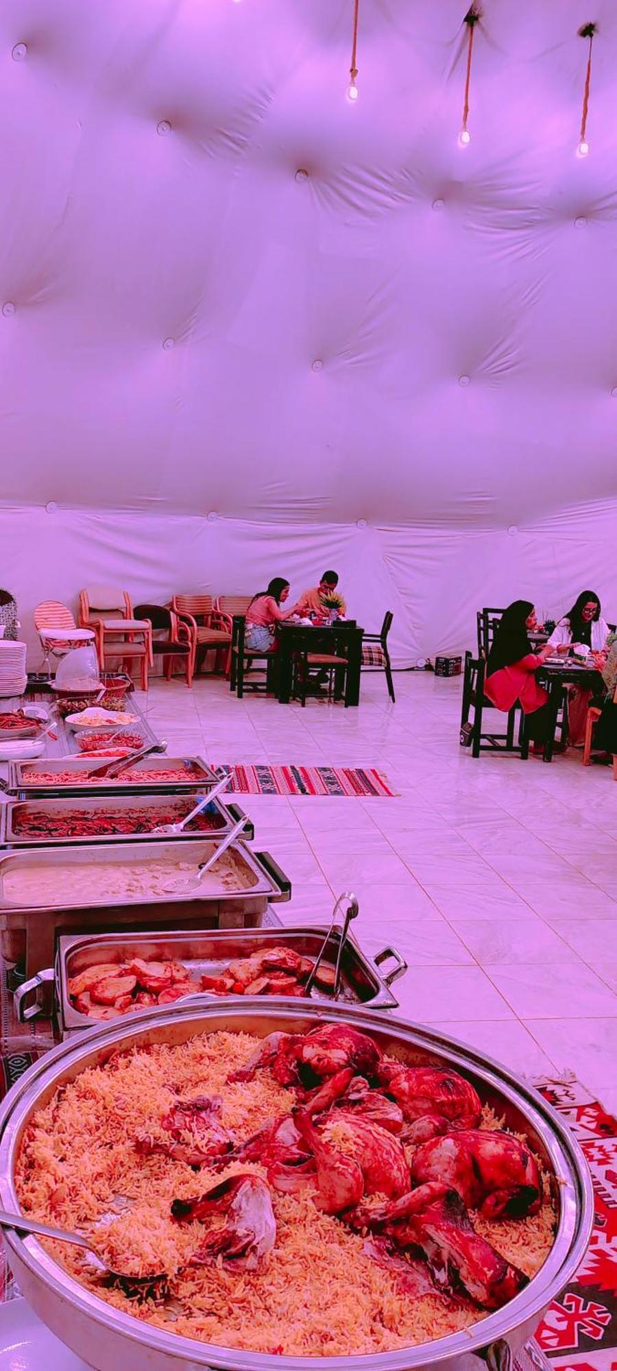 Titanic Camp Bed & Breakfast Wadi Rum Bagian luar foto