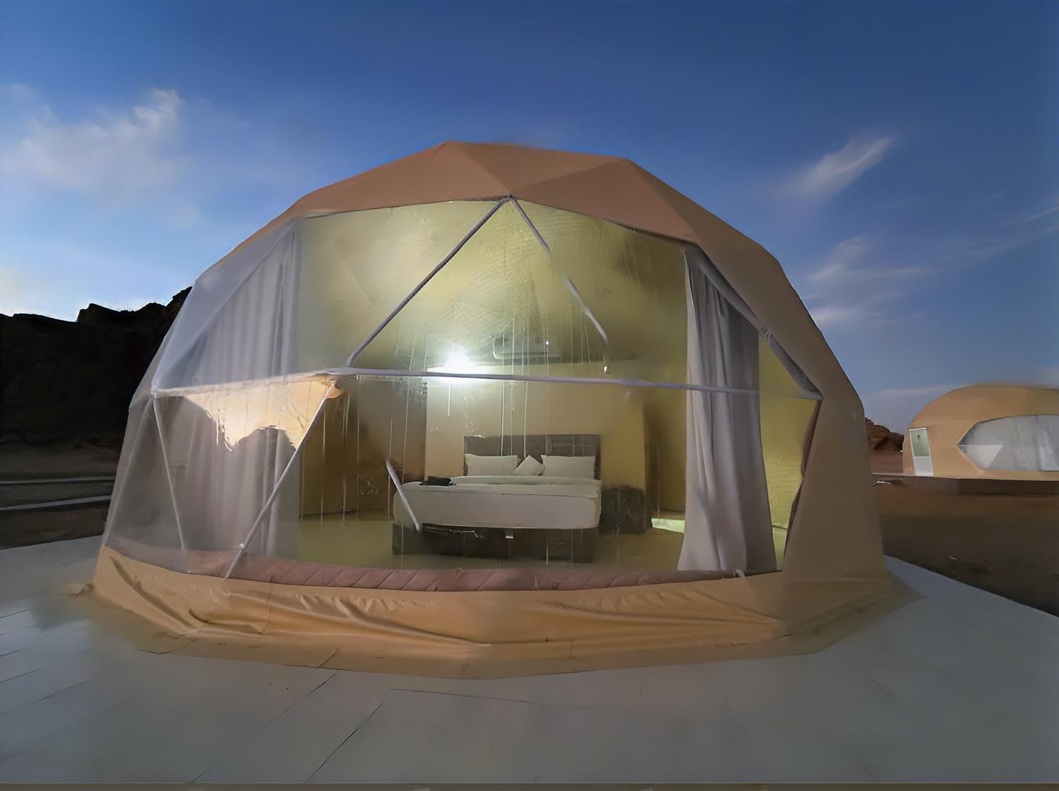 Titanic Camp Bed & Breakfast Wadi Rum Bagian luar foto
